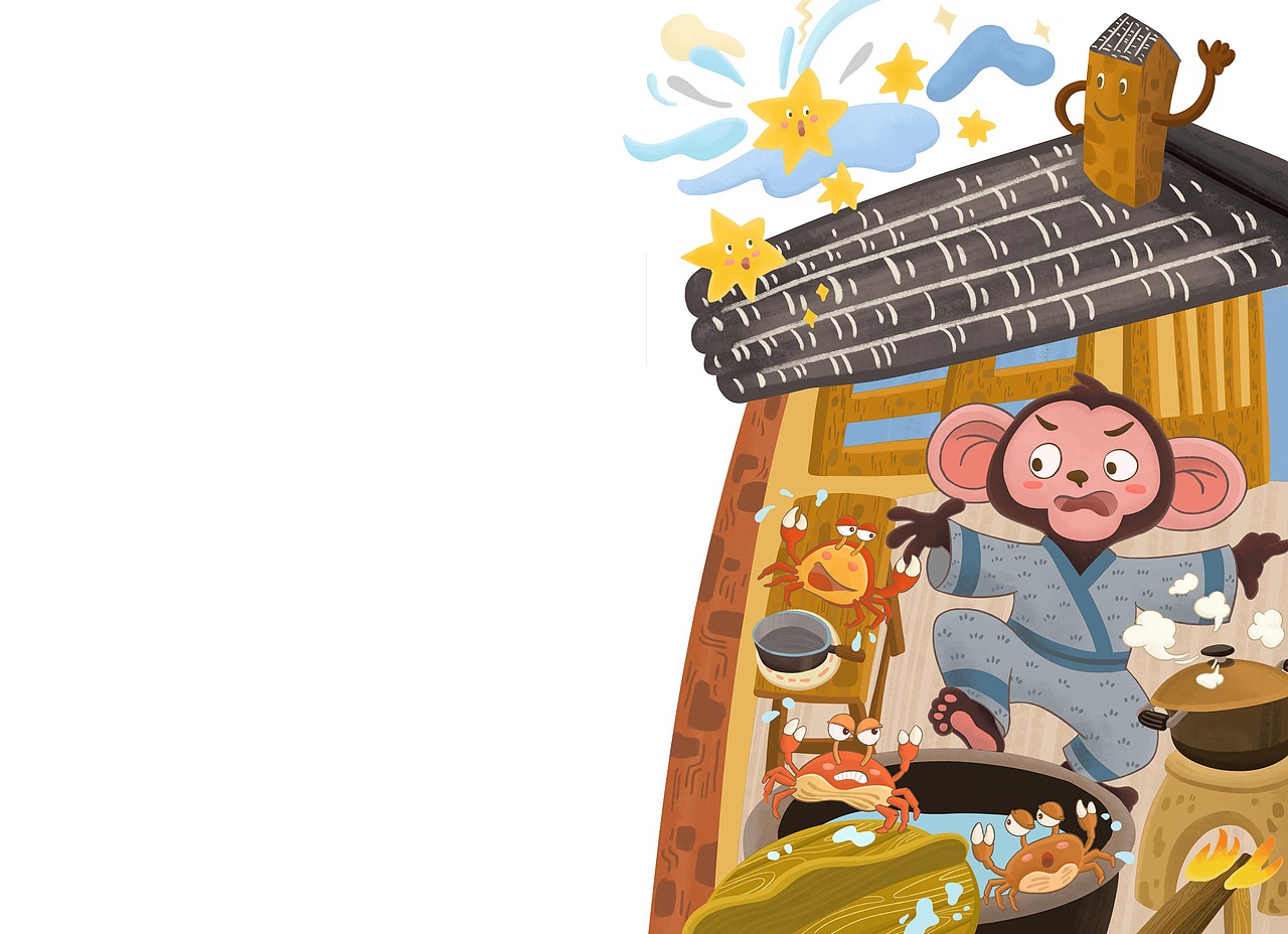 《从前哪》插画设计（图ZMjE4MzI2MTEy） - 儿童插画 - 站酷设计师肚子有点痛owo原创素材 - 站酷ZCOOL