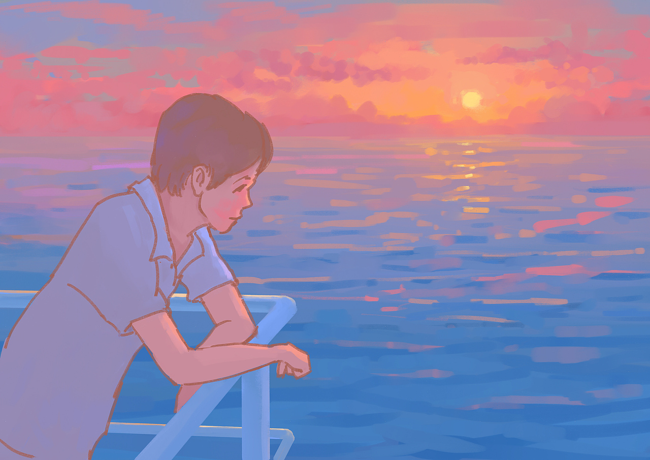 晚风（图ZMjQ4OTc0NDQ0） - 创作习作 - 站酷设计师木久一原创素材 - 站酷ZCOOL