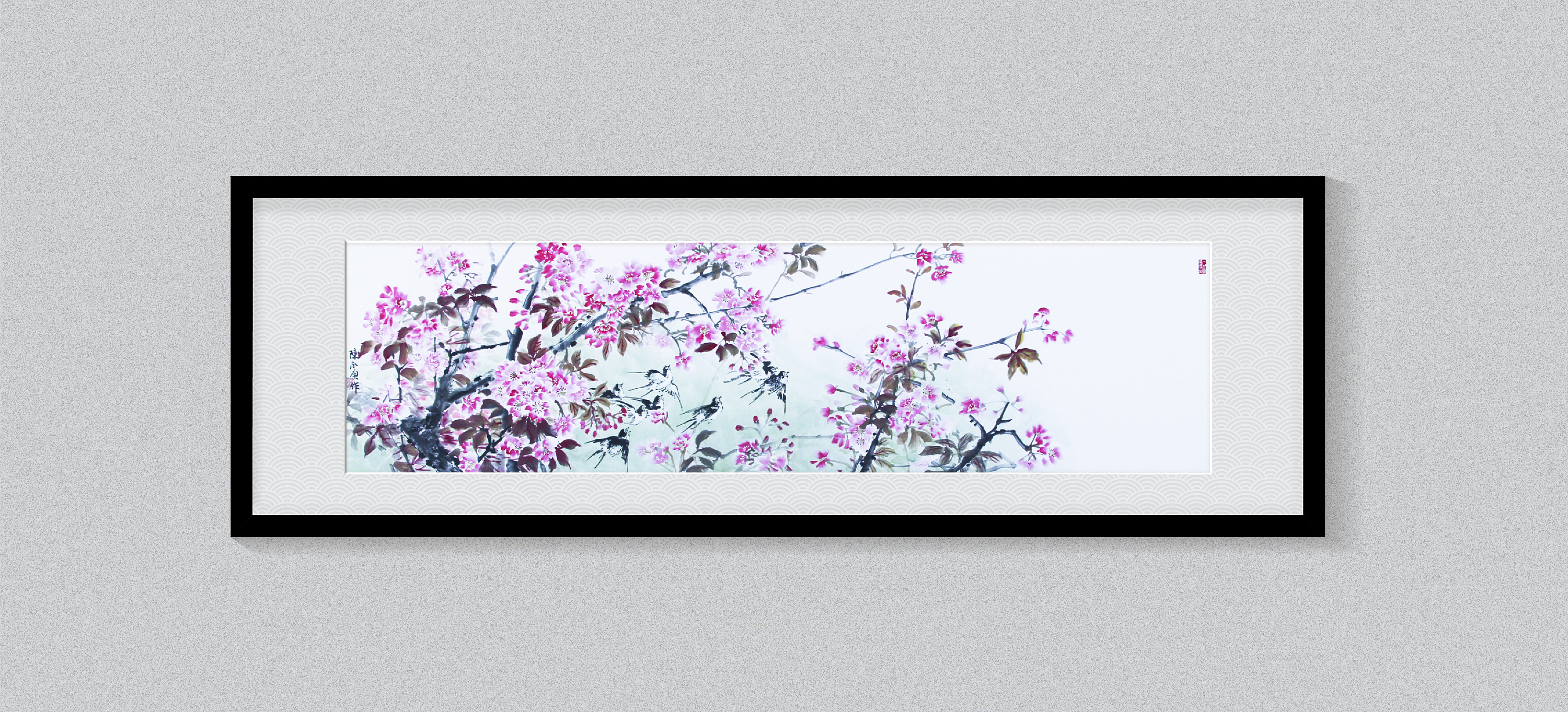 2017年《水墨樱花》绘画作品合集