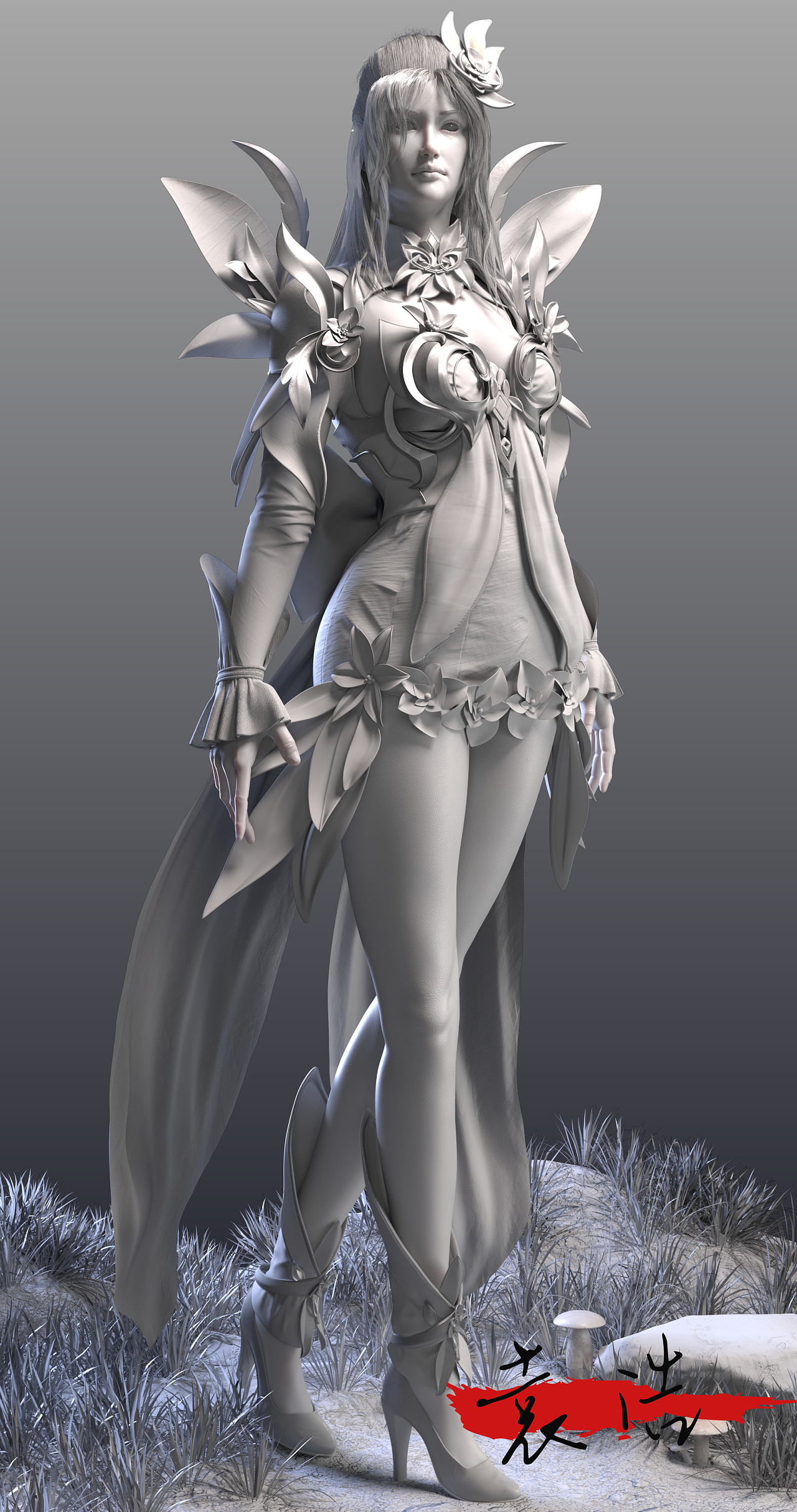 cg角色临摹练习