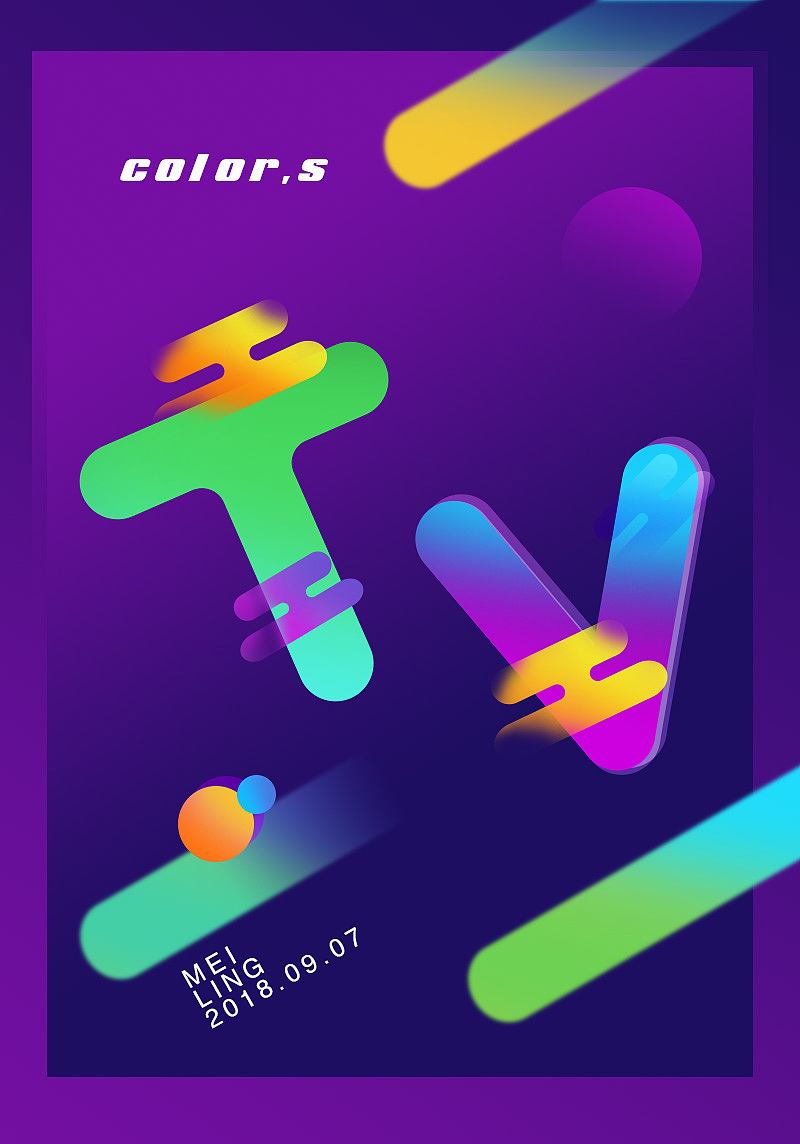 渐变字体特效（图ZMTI3ODgyMDM2） - 字体/字形 - 站酷设计师meiling110原创素材 - 站酷ZCOOL