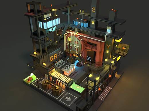magicavoxel体素临摹 