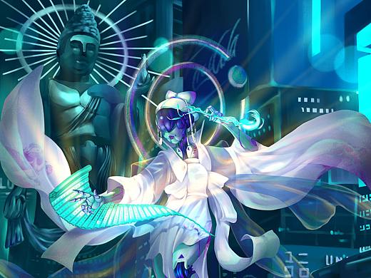汉唐朋克（个人主页-ZNDgxMzcwOTI=） - 创作习作 - 站酷设计师荷缘原创素材 - 站酷ZCOOL