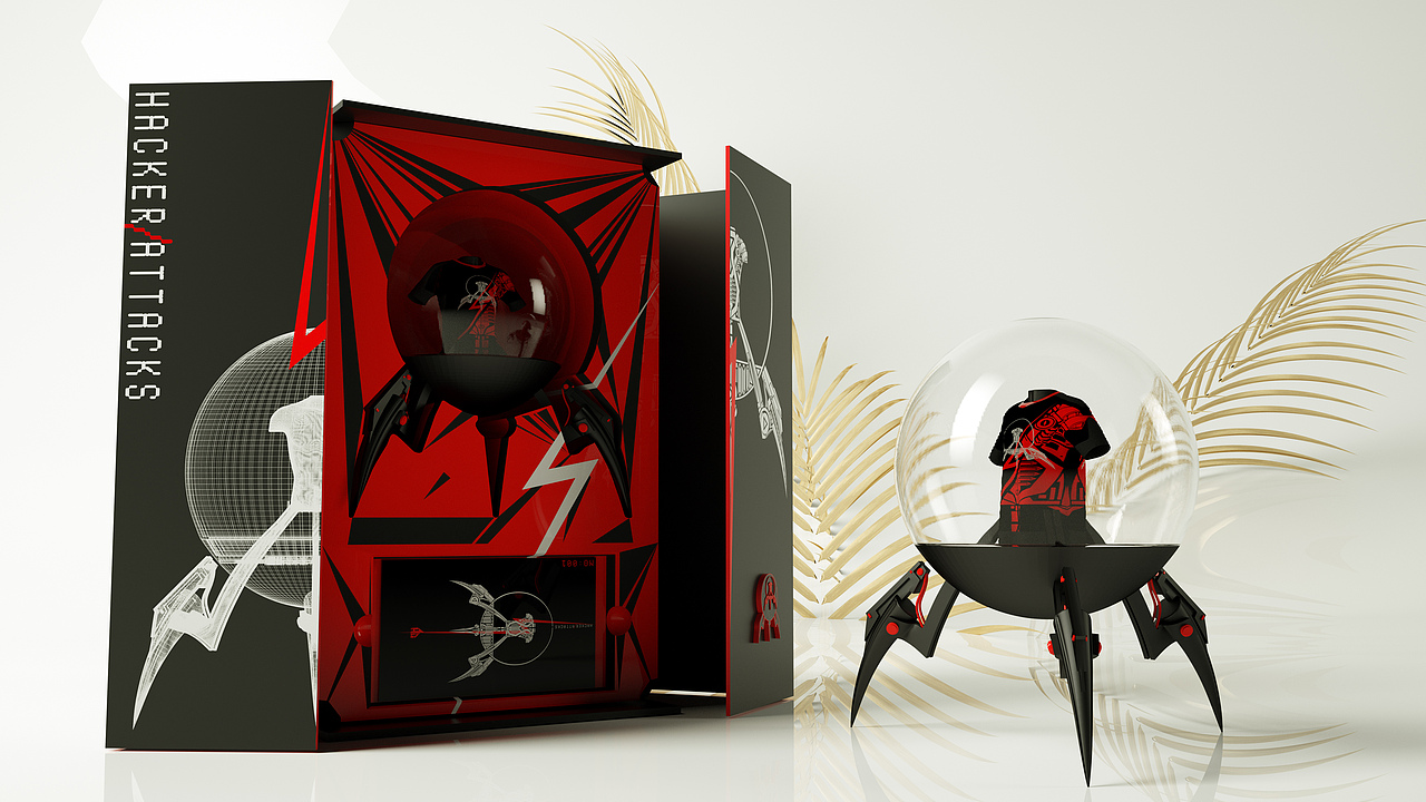 《骇客入侵》hacker attacks/娃衣展示/异形展示盒|工业/产品|玩具