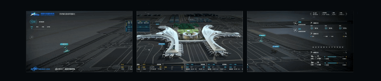 天府机场 | 3D协同运行可视化系统（图ZMjYwODcyMDM2） - 其他UI - 站酷设计师RayData实验室原创素材 - 站酷ZCOOL