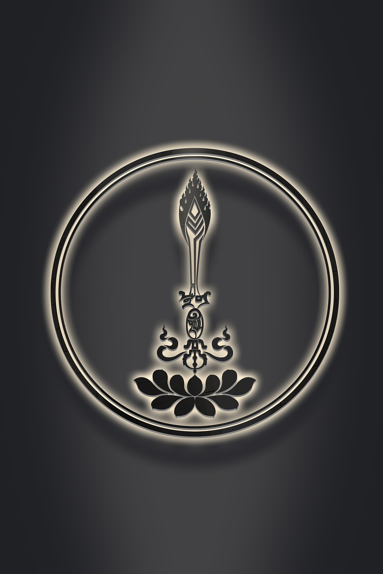 藏式logo|原创设计|平面|logo|霍尔瓦登珍洛吾 - 原创作品 - 站酷