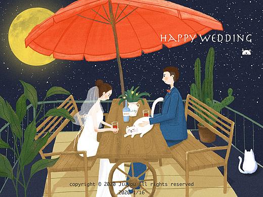 结婚系列（请帖封面）