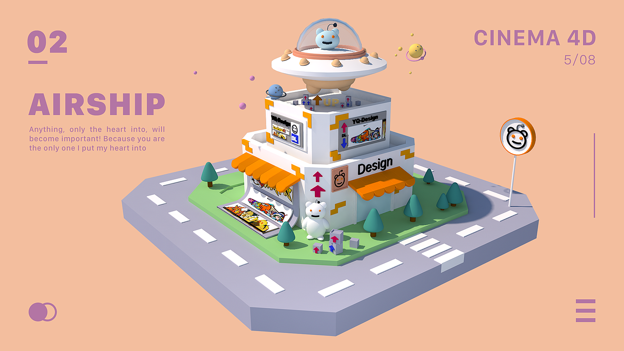 C4D 作品练习 | akutaro（图ZMTgwNzgxMzE2） - 场景 - 站酷设计师akutaro原创素材 - 站酷ZCOOL