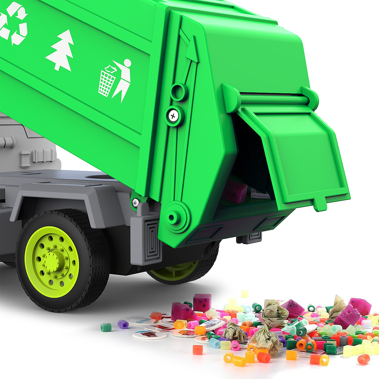 儿童早教玩具-城市环保车