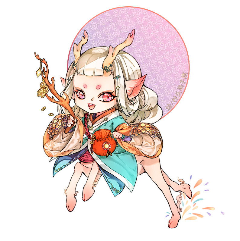 阴阳师q版贺岁图