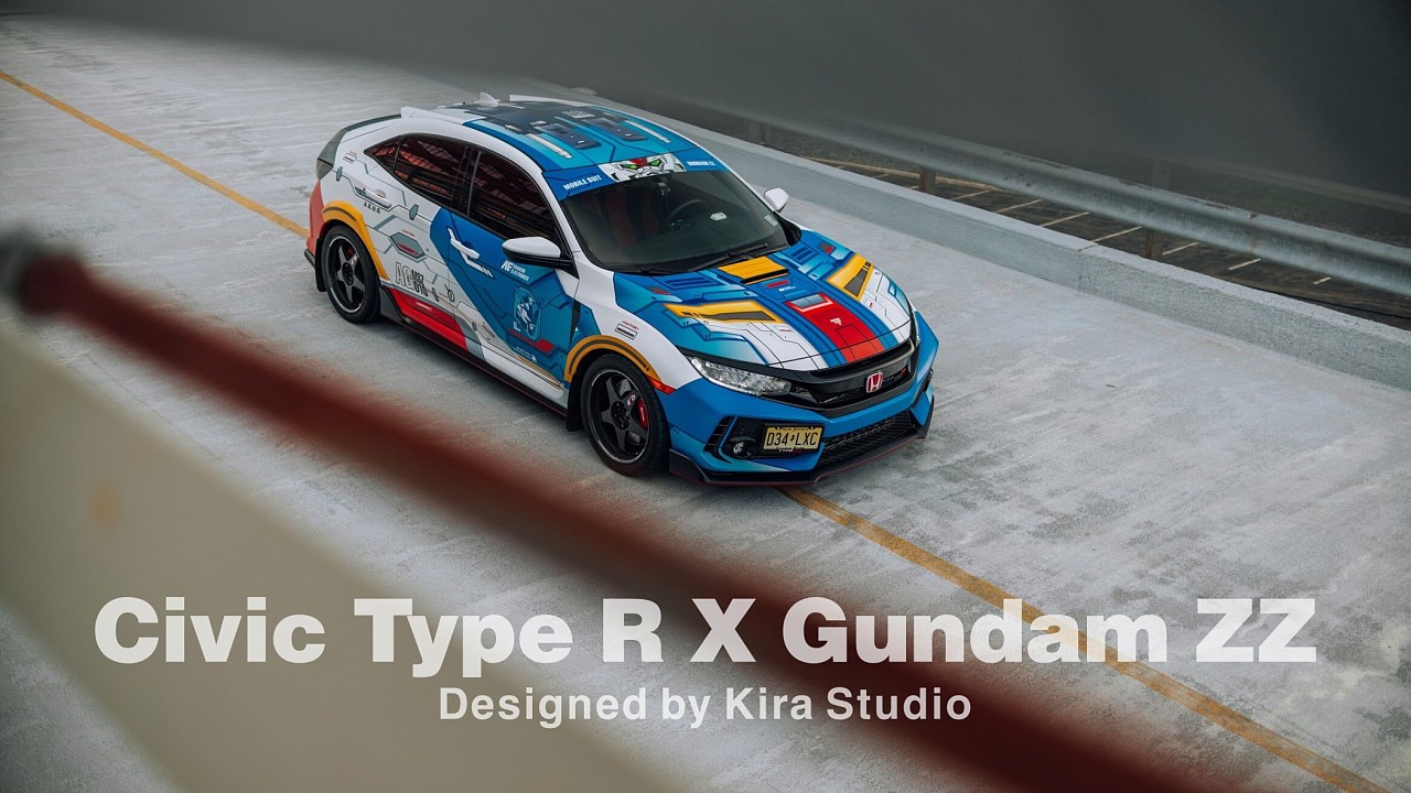 痛车设计 type r x gundam zz