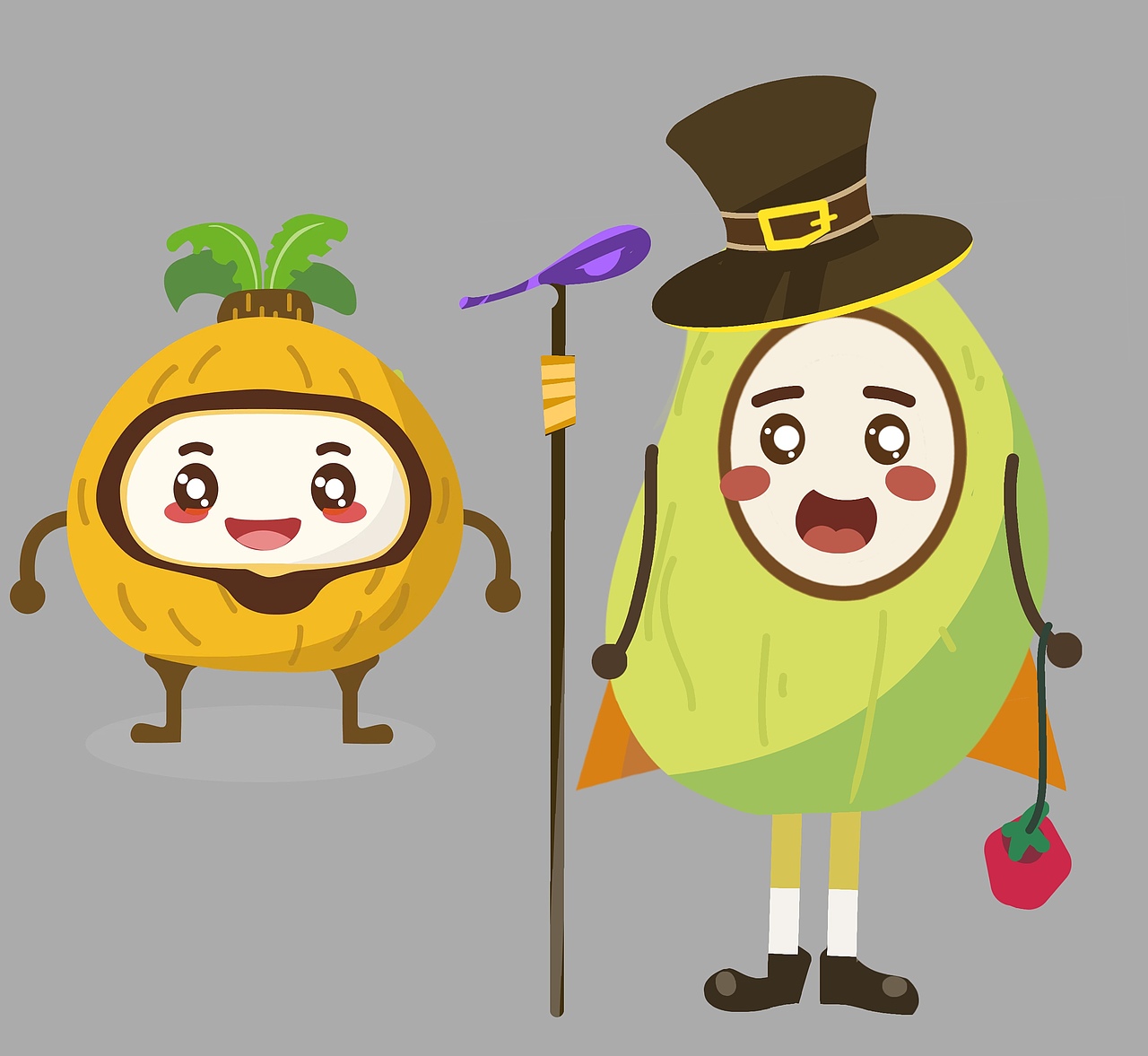 卡通人物形象设计（图ZMzY5NjE3ODA0） - IP形象 - 站酷设计师萧疏阿原创素材 - 站酷ZCOOL