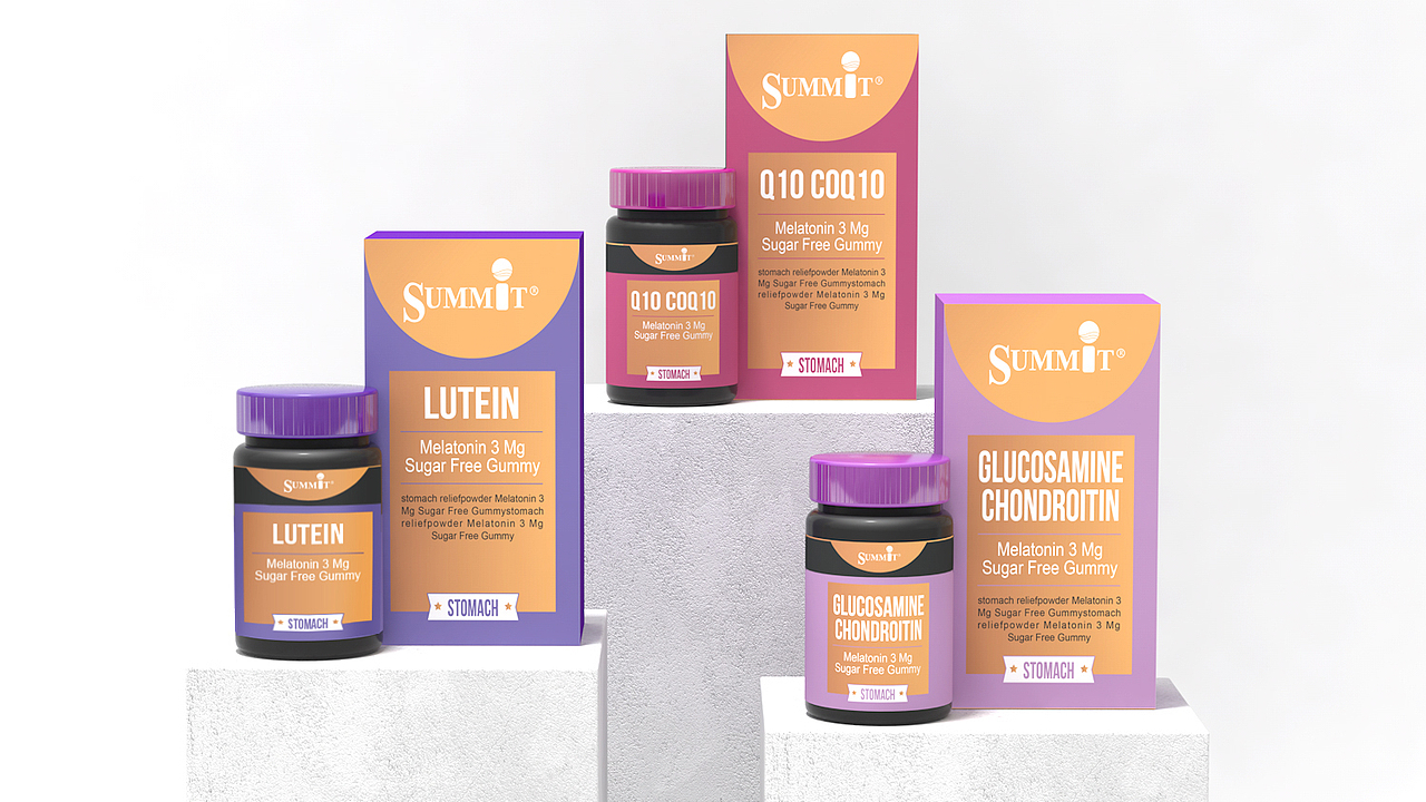 进口保健品包装PI设计