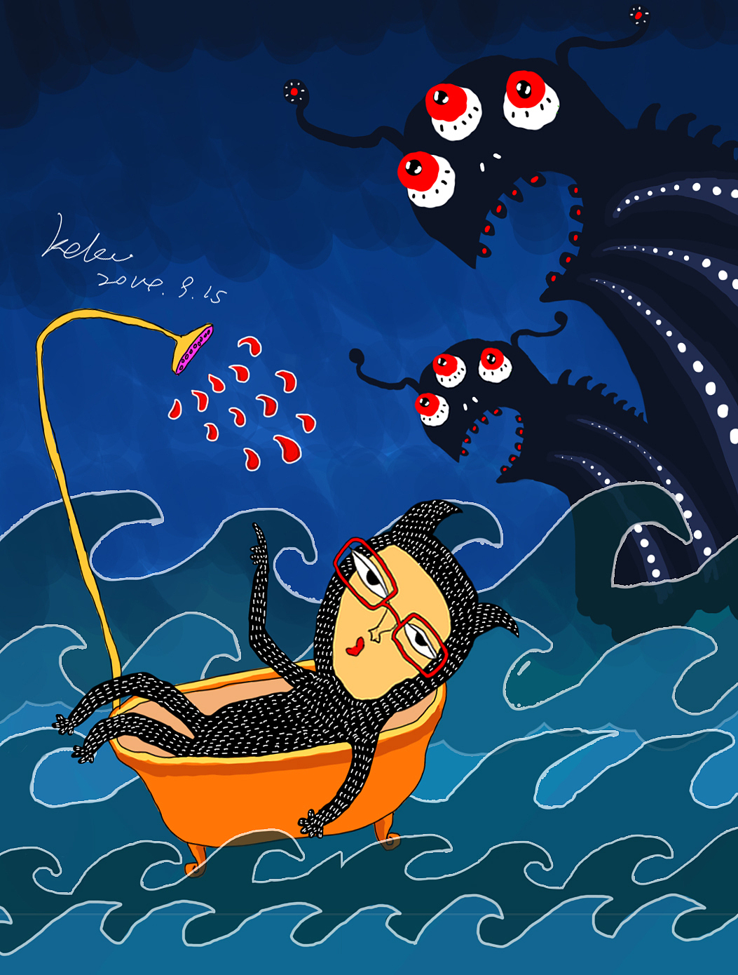 神经喵谜3（图ZMTk3MzA1MjQ=） - 艺术插画 - 站酷设计师xlkpp123原创素材 - 站酷ZCOOL