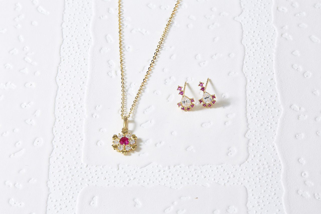 商业组合珠宝场景图摄影拍摄