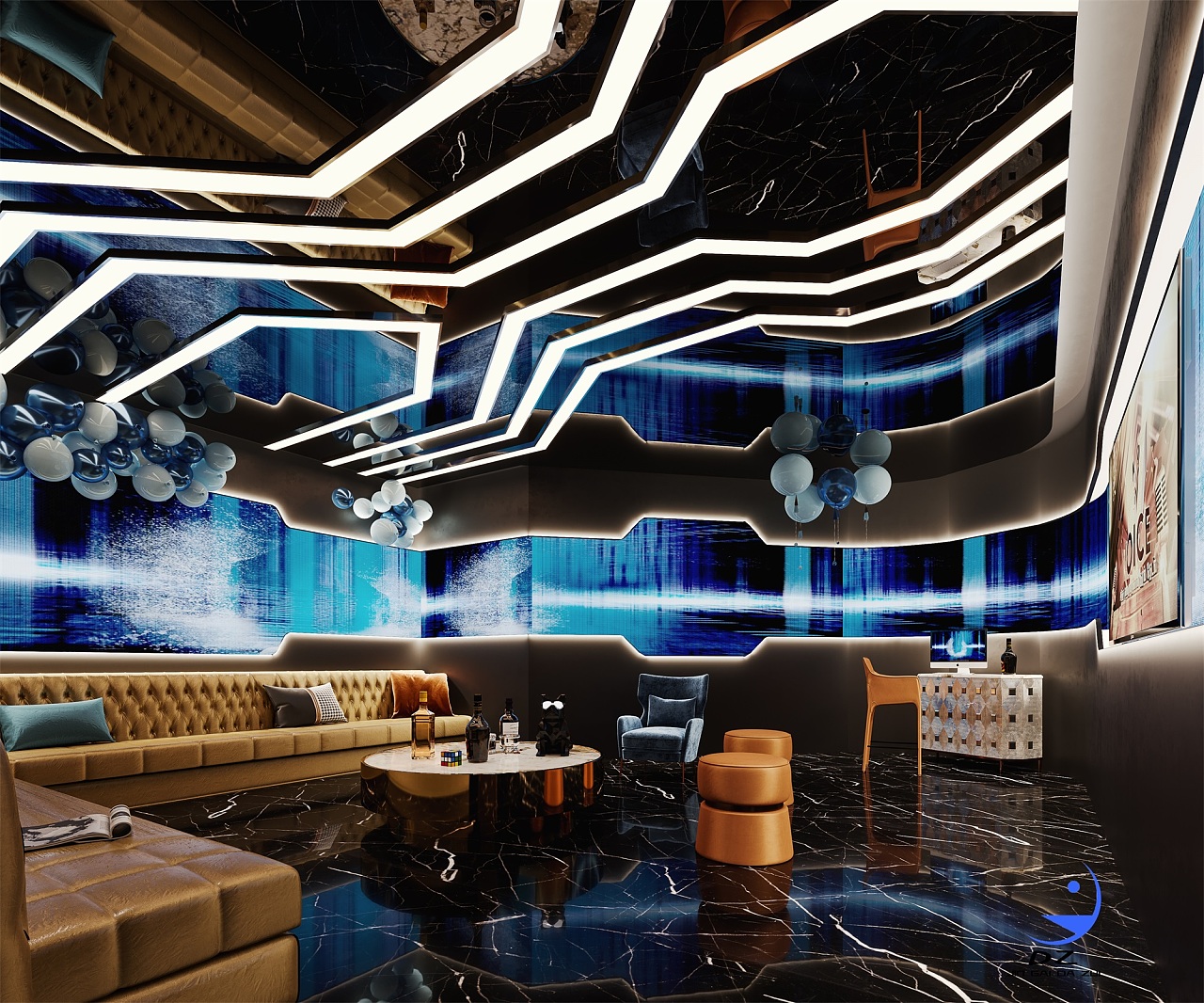 工装：酒店包厢|space|Home Decoration Design|VS18656027090 - Original作品 - 站酷 ...