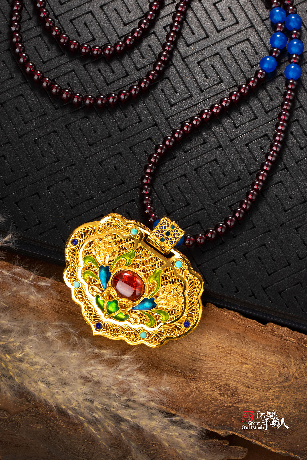 大器细金花丝如意