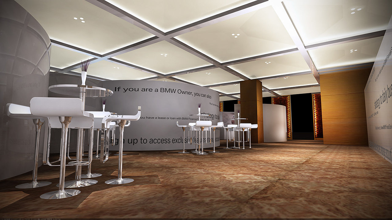 轿车展厅设计效果图