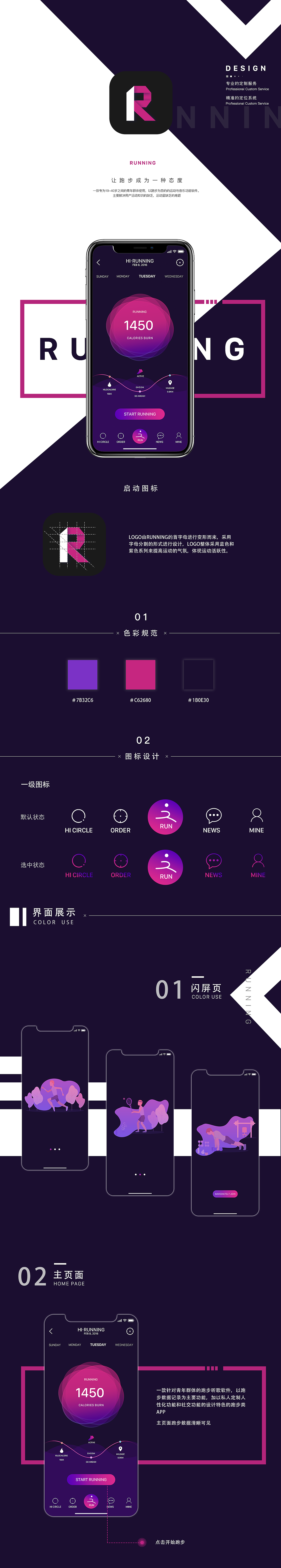 RUNNING APP（图ZMTM2NjE1NTg4） - APP界面 - 站酷设计师小熊_xyr原创素材 - 站酷ZCOOL