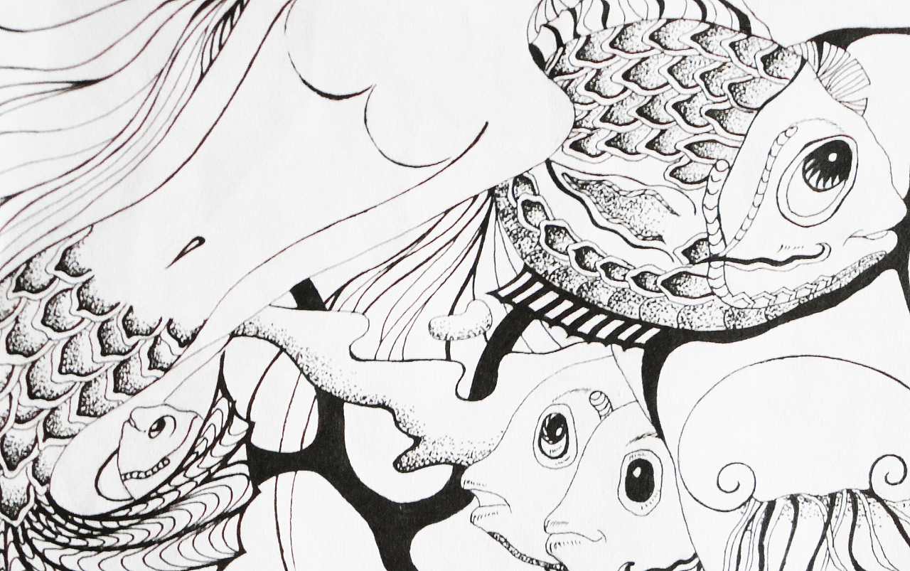 一条鱼|插画|创作习作|飞起来吧寒小灼 - 原创作品 - 站酷 (zcool)