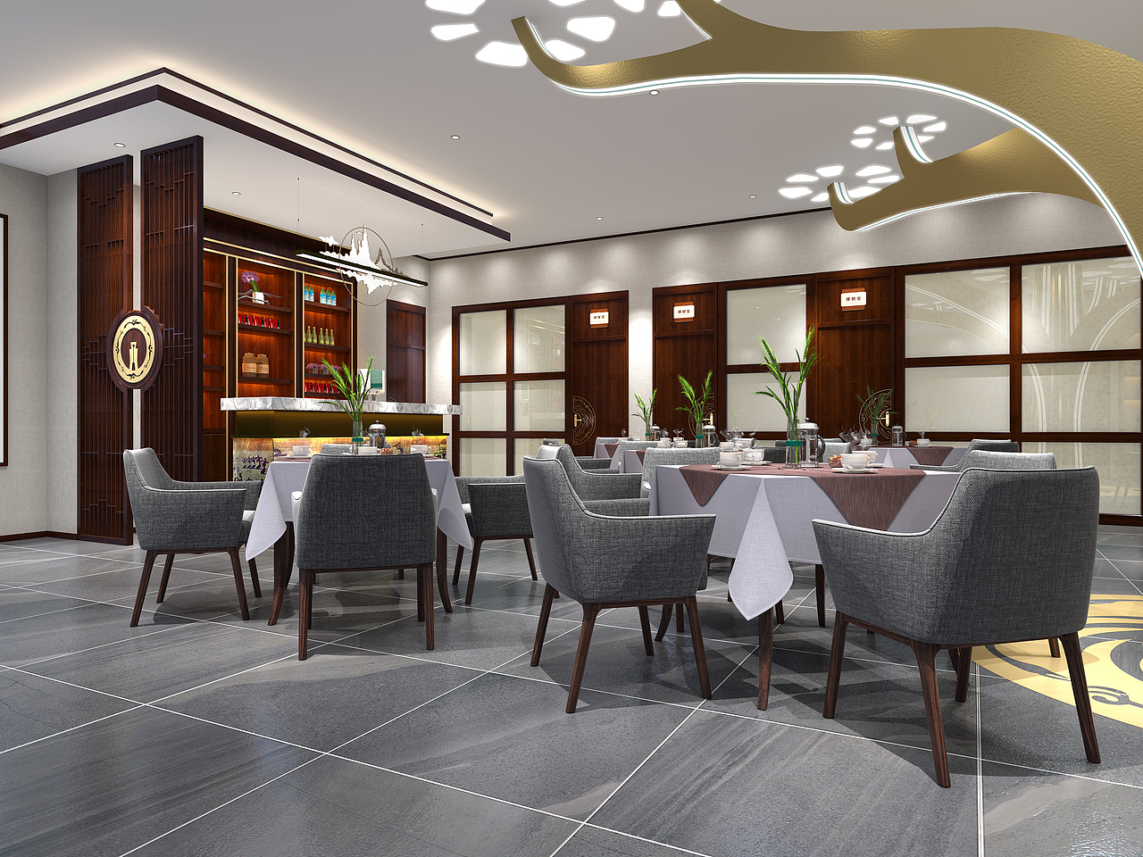 银行设计、农行、建行、工行、中信等空间设计