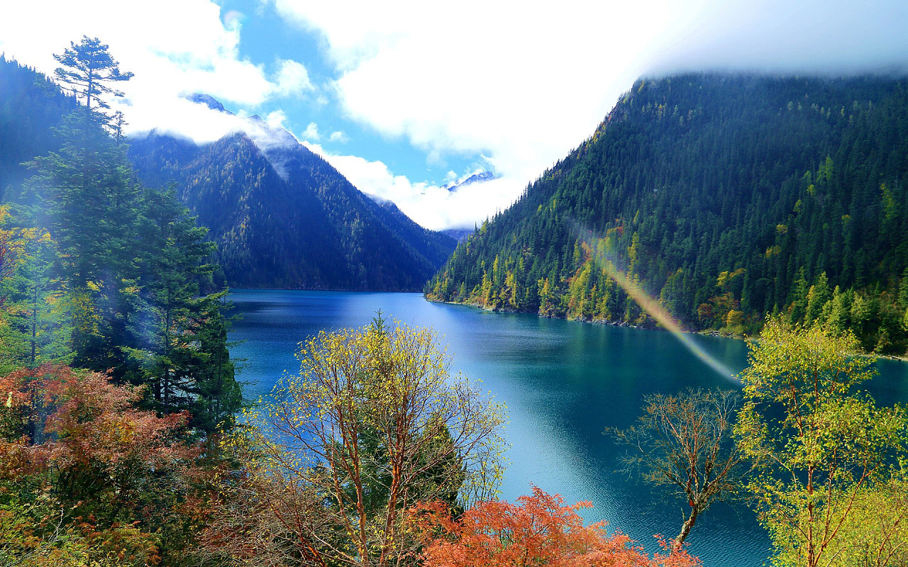 美轮美奂九寨沟