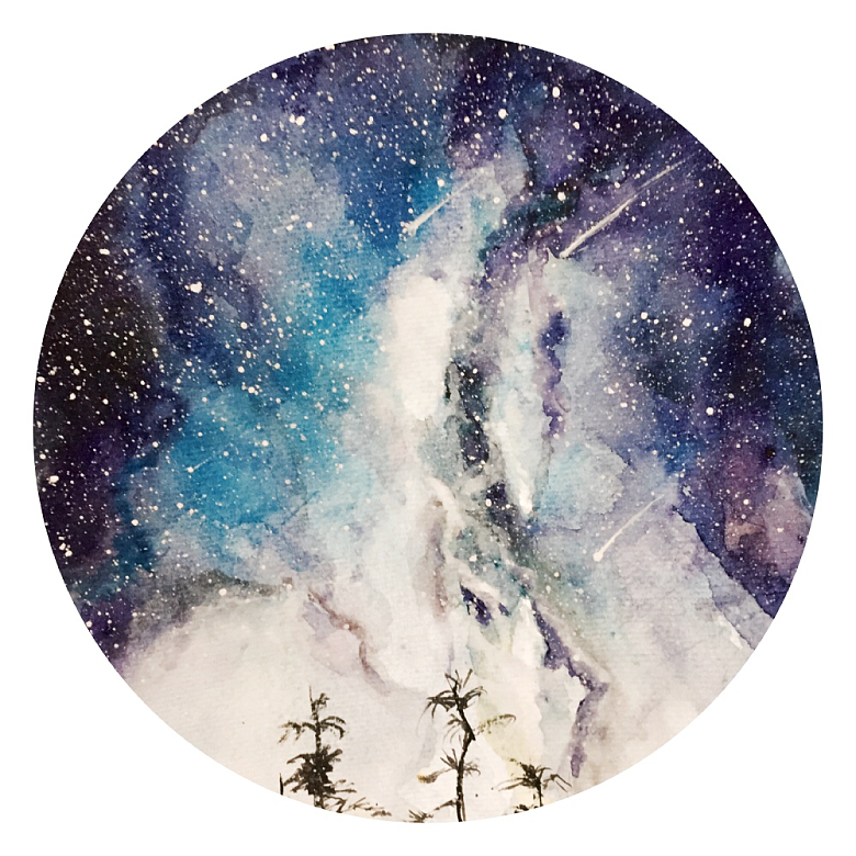 想.画之星空（图ZODU3NzI2NTY=） - 创作习作 - 站酷设计师豆沙嘛原创素材 - 站酷ZCOOL