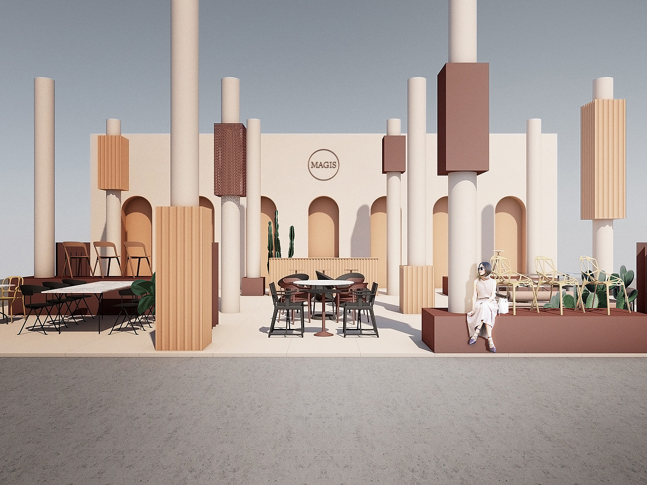 一系列新奇产品渲染表现