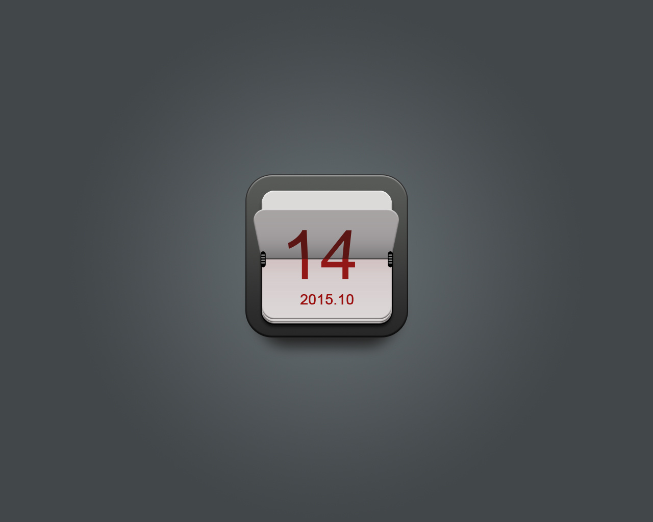 一枚日历拟物图标(练习)