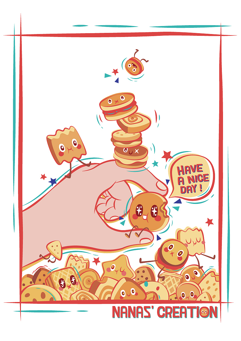 比较喜欢这张,所以这张的元素用的多一些