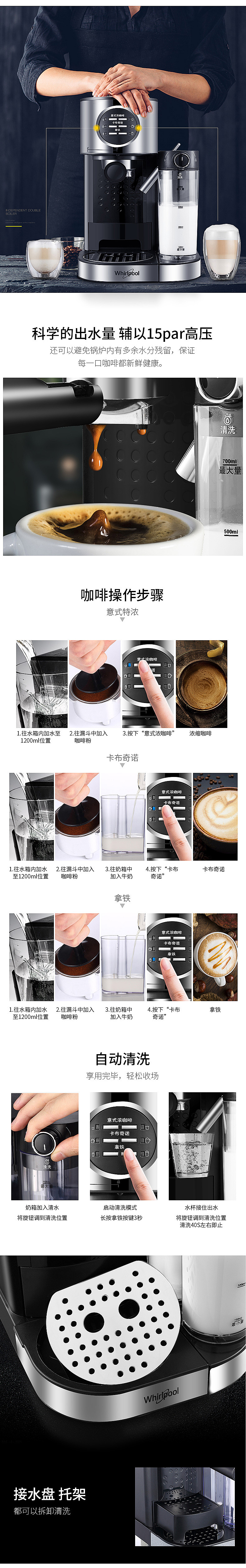 咖啡机详情页 描述