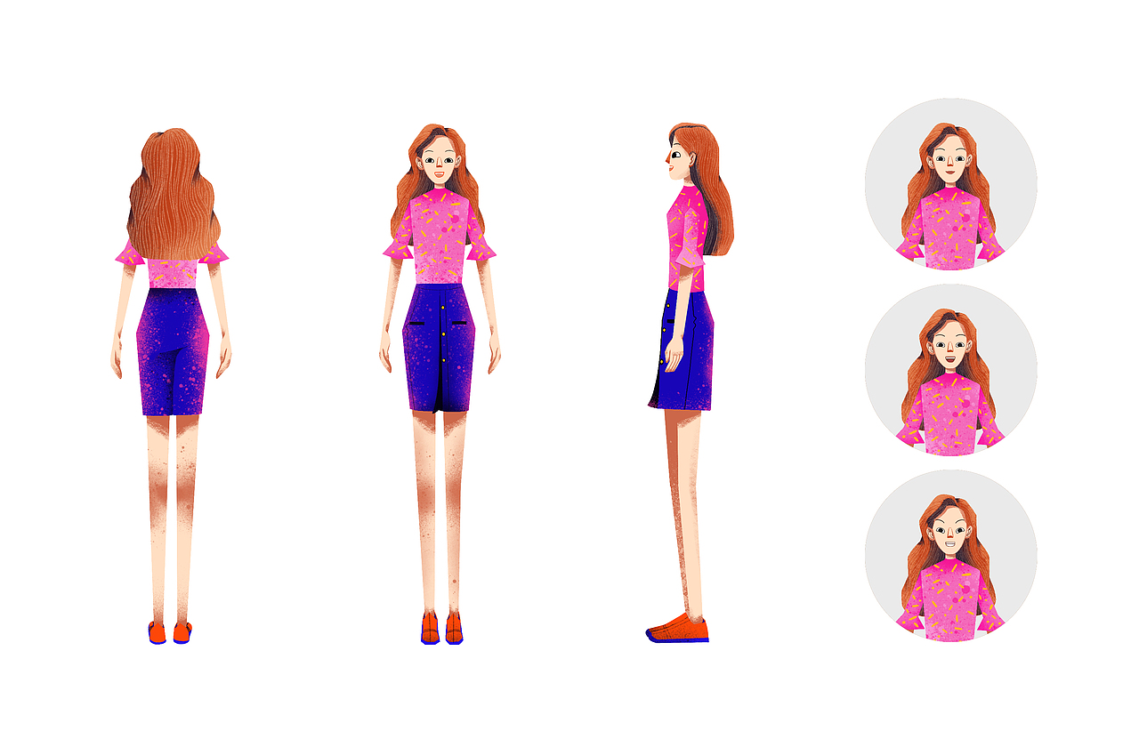 2020奔跑吧—动画宣传片人物设计（图ZMjExNTQ4NDAw） - 设定/分镜 - 站酷设计师llJerry原创素材 - 站酷ZCOOL