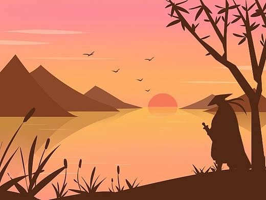 浪人（個(gè)人主頁(yè)-ZNTA0MjMwODA=） - 藝術(shù)插畫(huà) - 站酷設(shè)計(jì)師皮皮哲原創(chuàng)素材 - 站酷ZCOOL