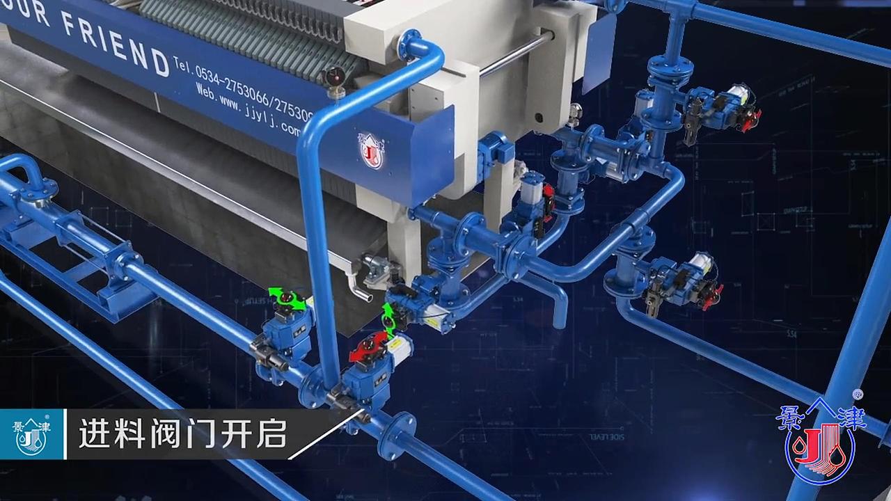 压滤机设备三维演示动画原理动画运行动画产品宣传动画