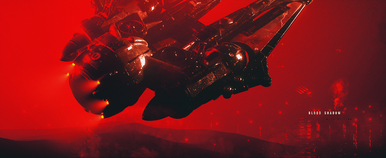 C4D原创作品--《BLOOD SHADOW》