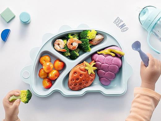 小恐龙儿童餐盘