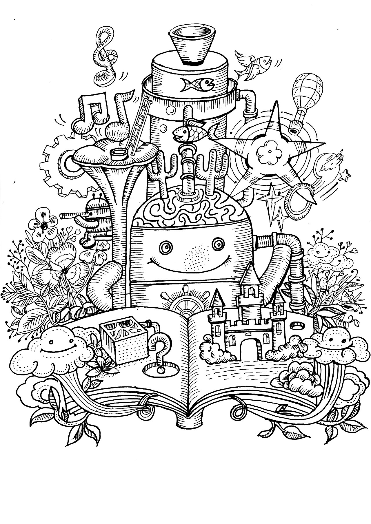 异想天开★小龙人4《脑洞大开》|插画|商业插画|张泗洋 - 原创作品