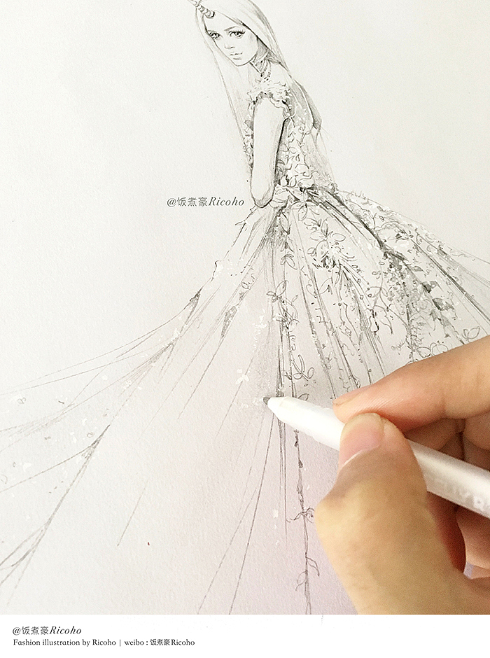 ShiniUni | 独角兽系列高定婚纱插画(图ZNTcyMzA4MDg=) - 商业插画 - 站酷设计师饭煮豪原创素材 - 站酷ZCOOL