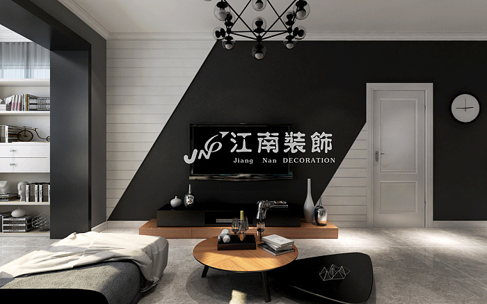 哈尔滨江南装饰公司新天地家园后现代风格装修效果图（图ZMTYxNTYzMzky） - 家装设计 - 站酷设计师jnzs2002原创素材 - 站酷ZCOOL