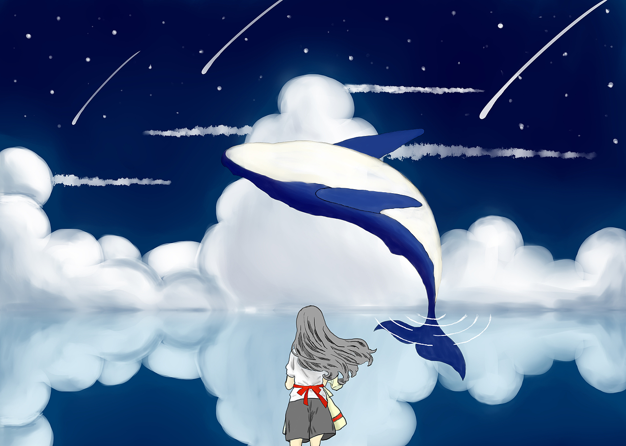 所念皆星河，星河不及你（图ZMjE1Nzg5OTcy） - 创作习作 - 站酷设计师皓曜迷鲸目原创素材 - 站酷ZCOOL