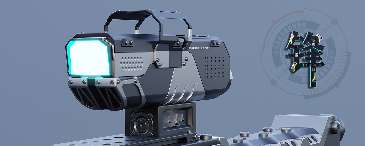 blender教程学习+拓展。【科幻武器建模】