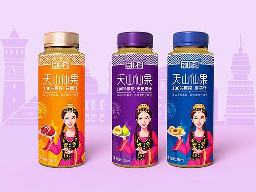 蓝乔原榨果汁包装策划设计