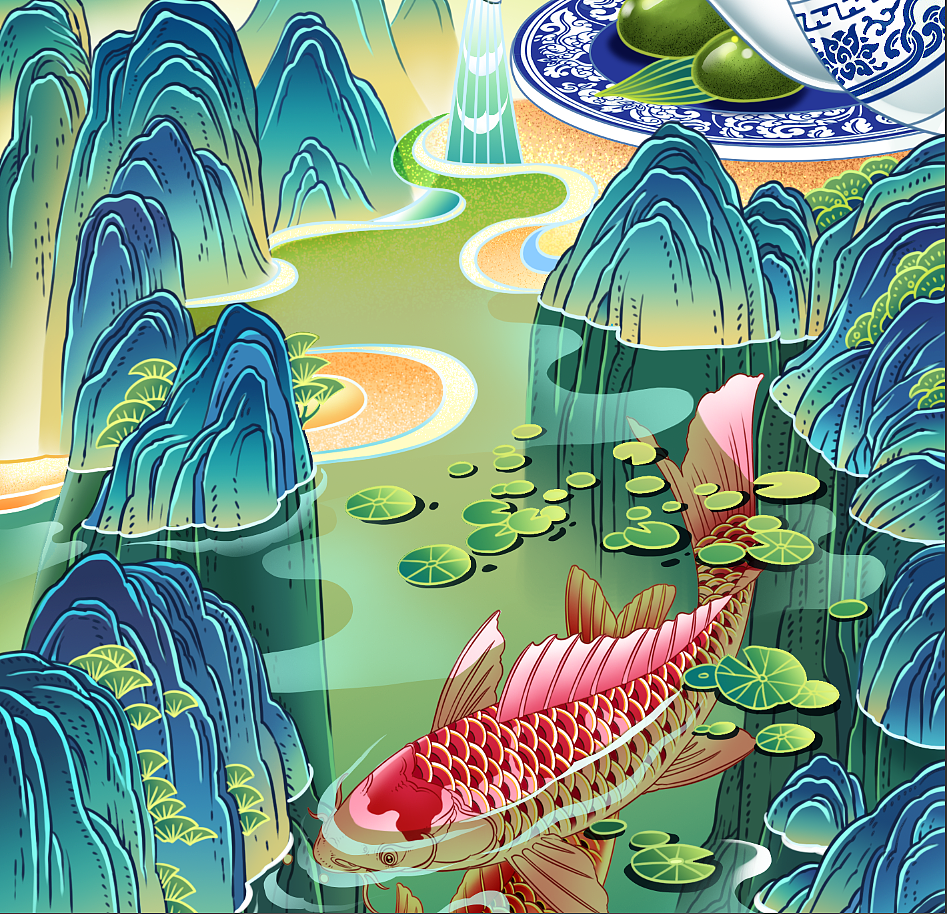 春季节气插画创作