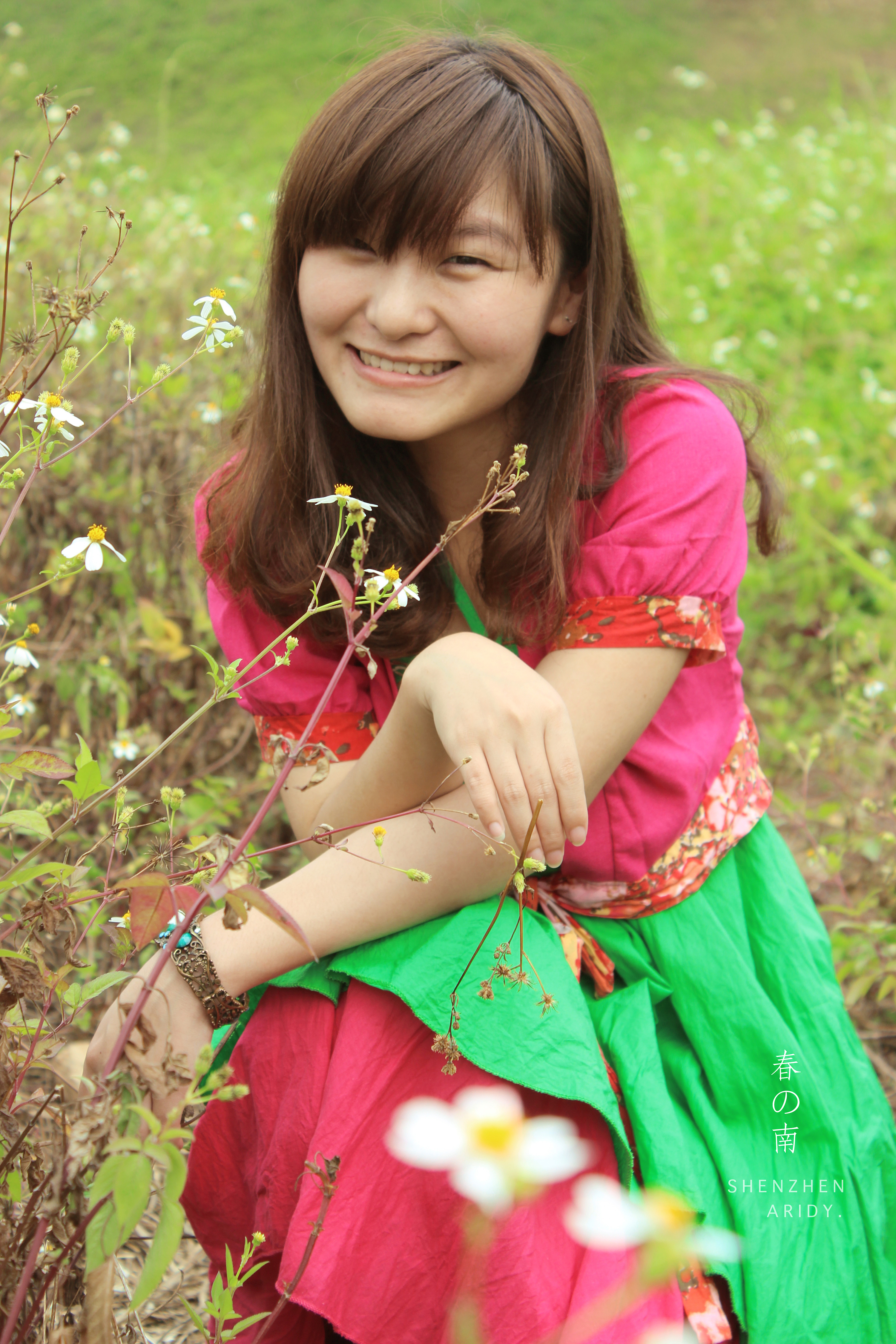 《南国の春》--花姑娘