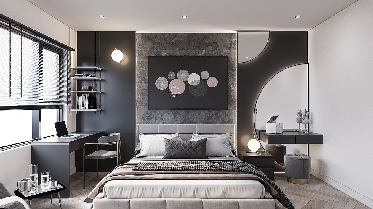 非常有气质的三居室,空间设计!