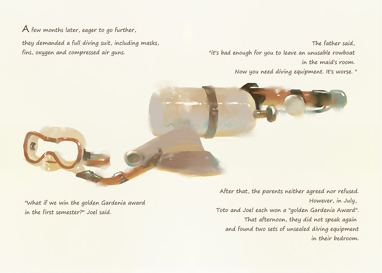 纪念今年做的2.5本插画书(课程作业)