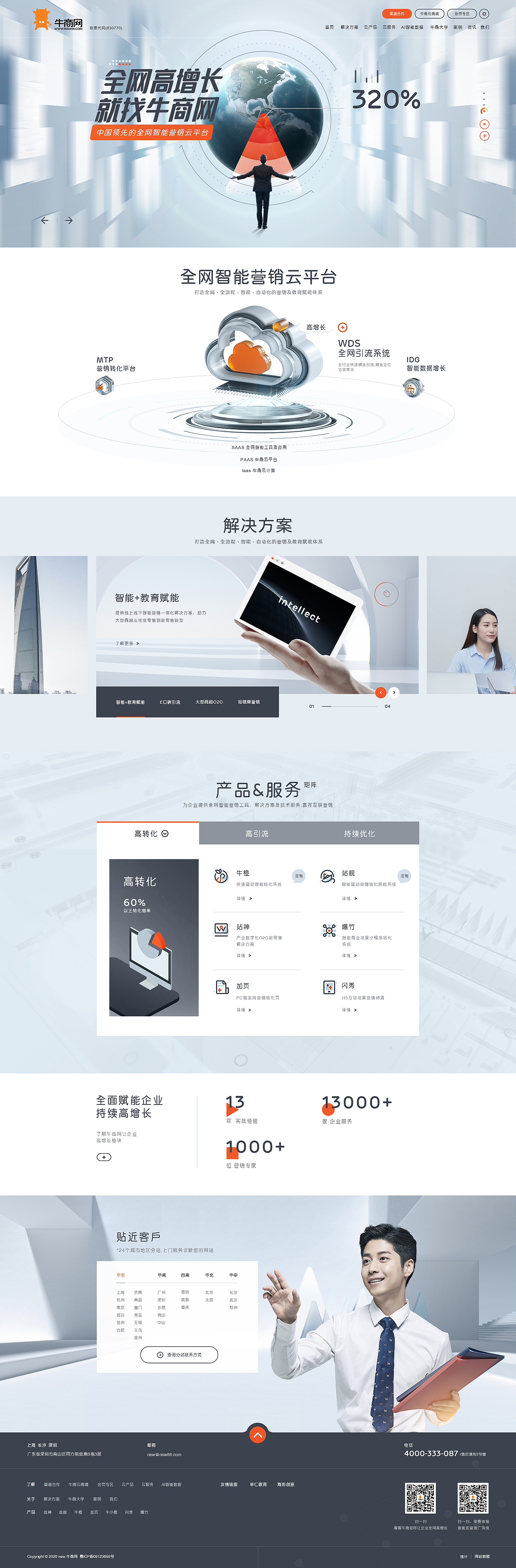牛商网官网项目分享（图ZMjgwNDUxMDky） - 企业官网 - 站酷设计师祝小贱原创素材 - 站酷ZCOOL