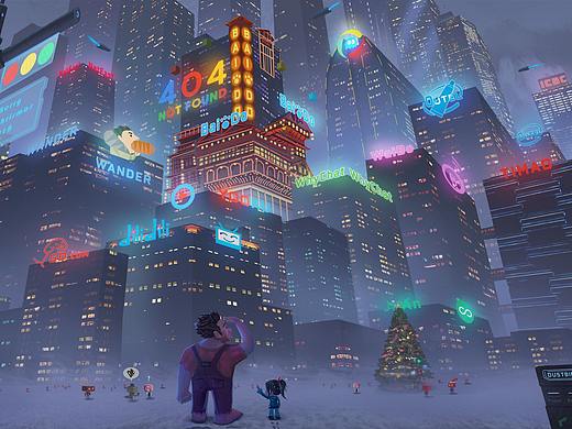 老图：Merry Christmas（无敌破坏王2 +蜘蛛侠同人）