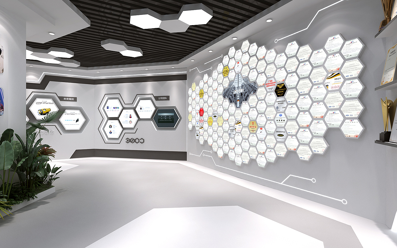 黑白展厅（图ZMjI0Nzk1NzM2） - 展陈设计 - 站酷设计师一叶知秋设计原创素材 - 站酷ZCOOL