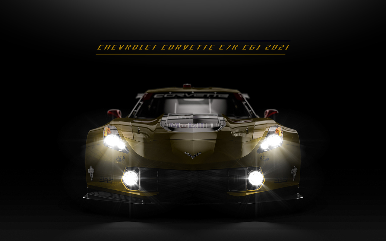 Chevrolet Corvette C7R CGI（图ZMjQxODA5OTg4） - 机械/交通 - 站酷设计师阿飞_Vision原创素材 - 站酷ZCOOL